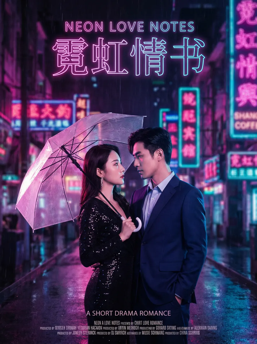 艾草仙姑 热播都市爱情短剧 - 霓虹情书海报